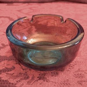 Vintage Blue 1970’s Ashtray